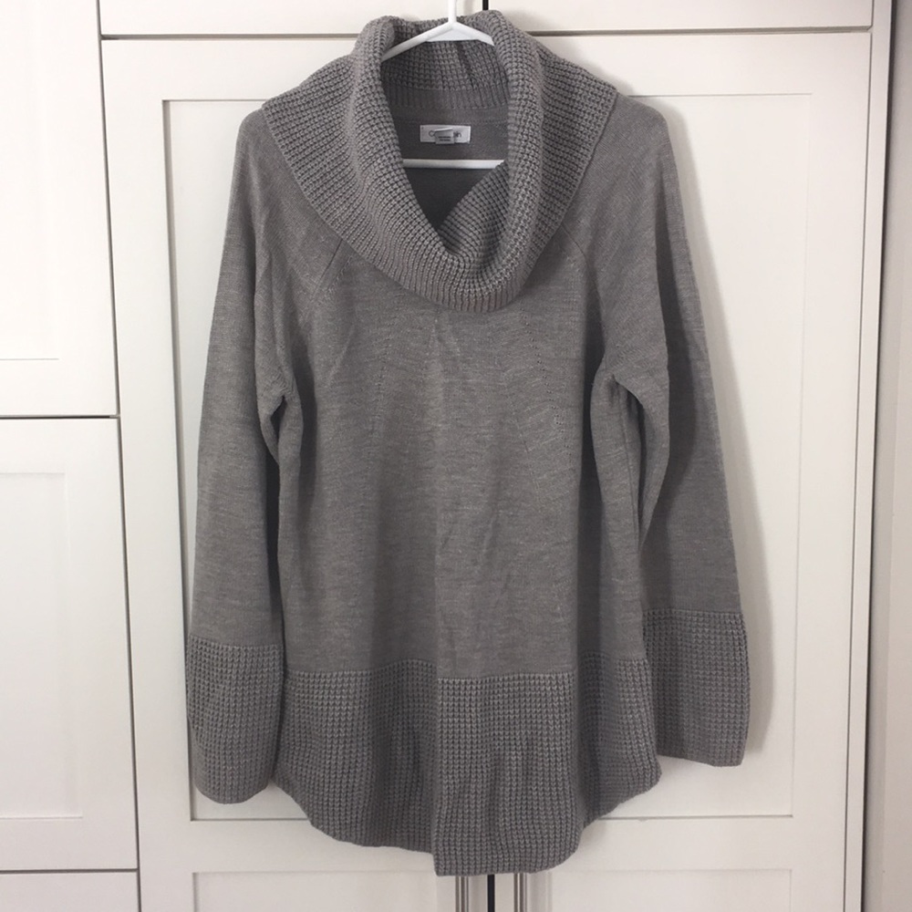 Calvin Klein Cowl Neck Long Acrylic Sweater XL